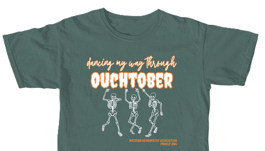 WNA's "Dancing My Way Through Ouchtober" shirt