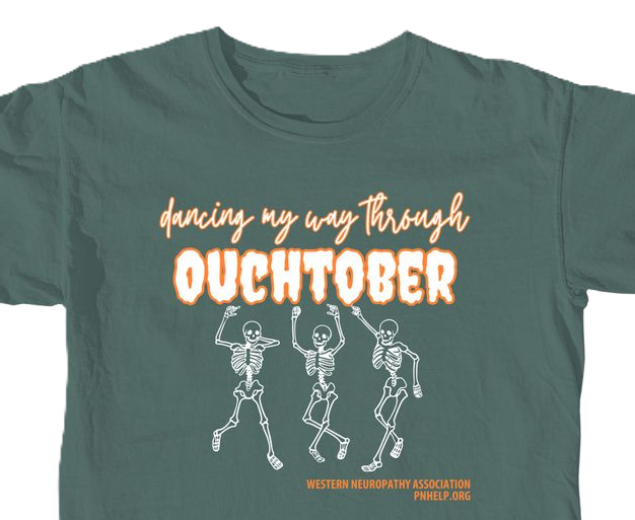 WNA's "Dancing My Way Through Ouchtober" shirt