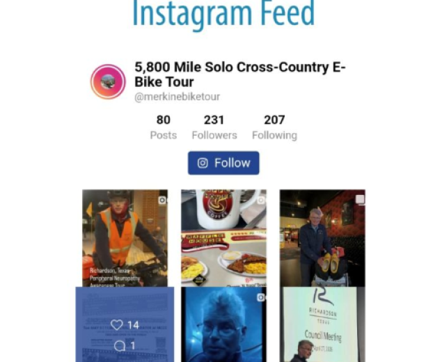 Gregory Maassen's E-Bike Tour 2026 Instagram Feed